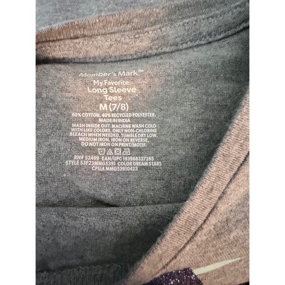 Kids Long Sleeve T Shirts Lot 3 Rainbow Stars Hearts Graphic Tops - Picture 9 of 9